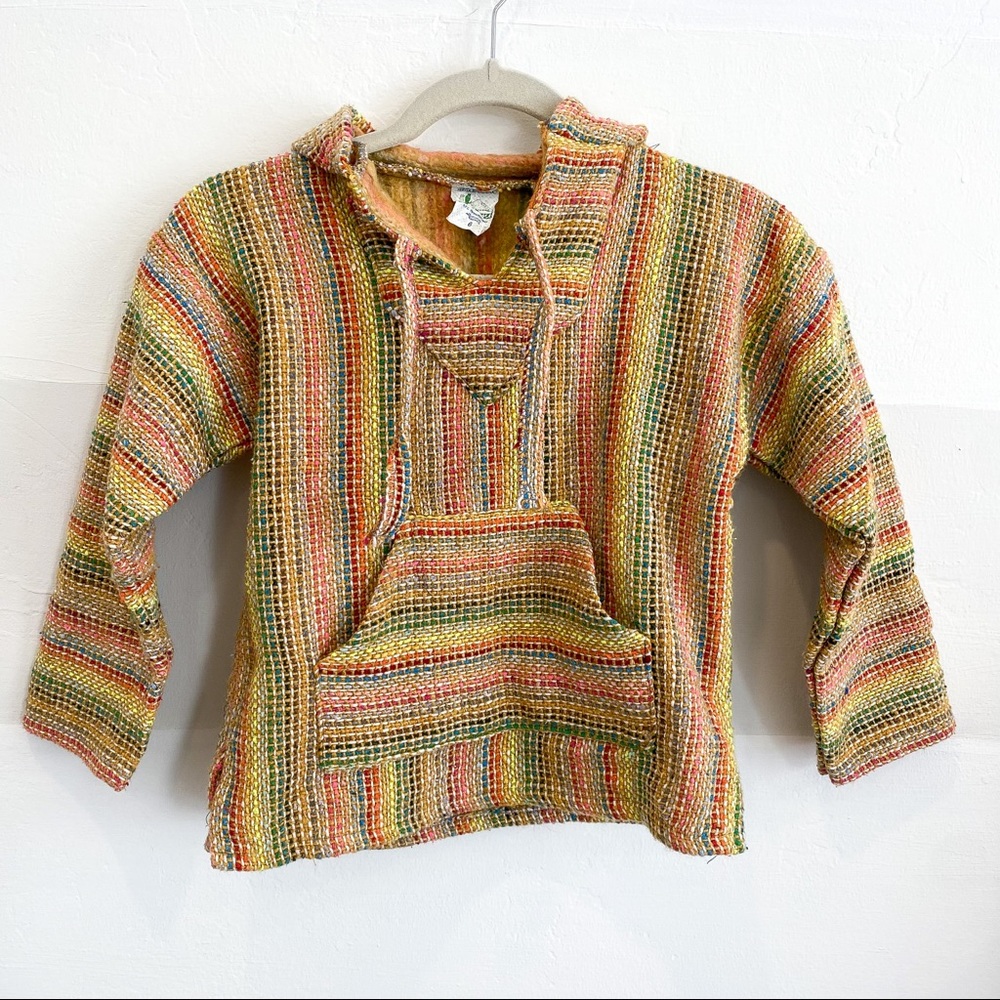 Kid's Rainbow Poncho